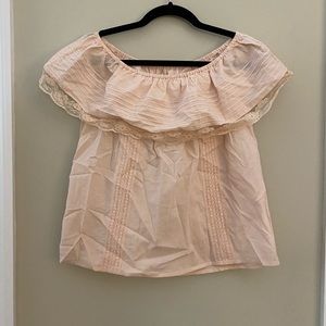 Cotton/Lace Blouse